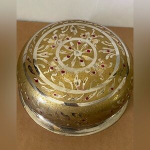 Turkish ottoman bath bowl hamman bowl tin brass vintage antique
